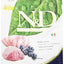 Farmina N&d Natural And Delicious Prime Mini Adult Lamb & Blueberry Dry Dog Food-5.5-lb-{L-x} 8010276021816