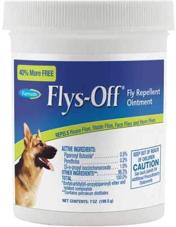 Farnam Flys Off Fly Repellent Ointment 7 Ounces - Dog