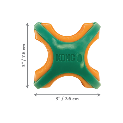 KONG Rambler Rattlez Dog Toy X-Ball Large 035585503790