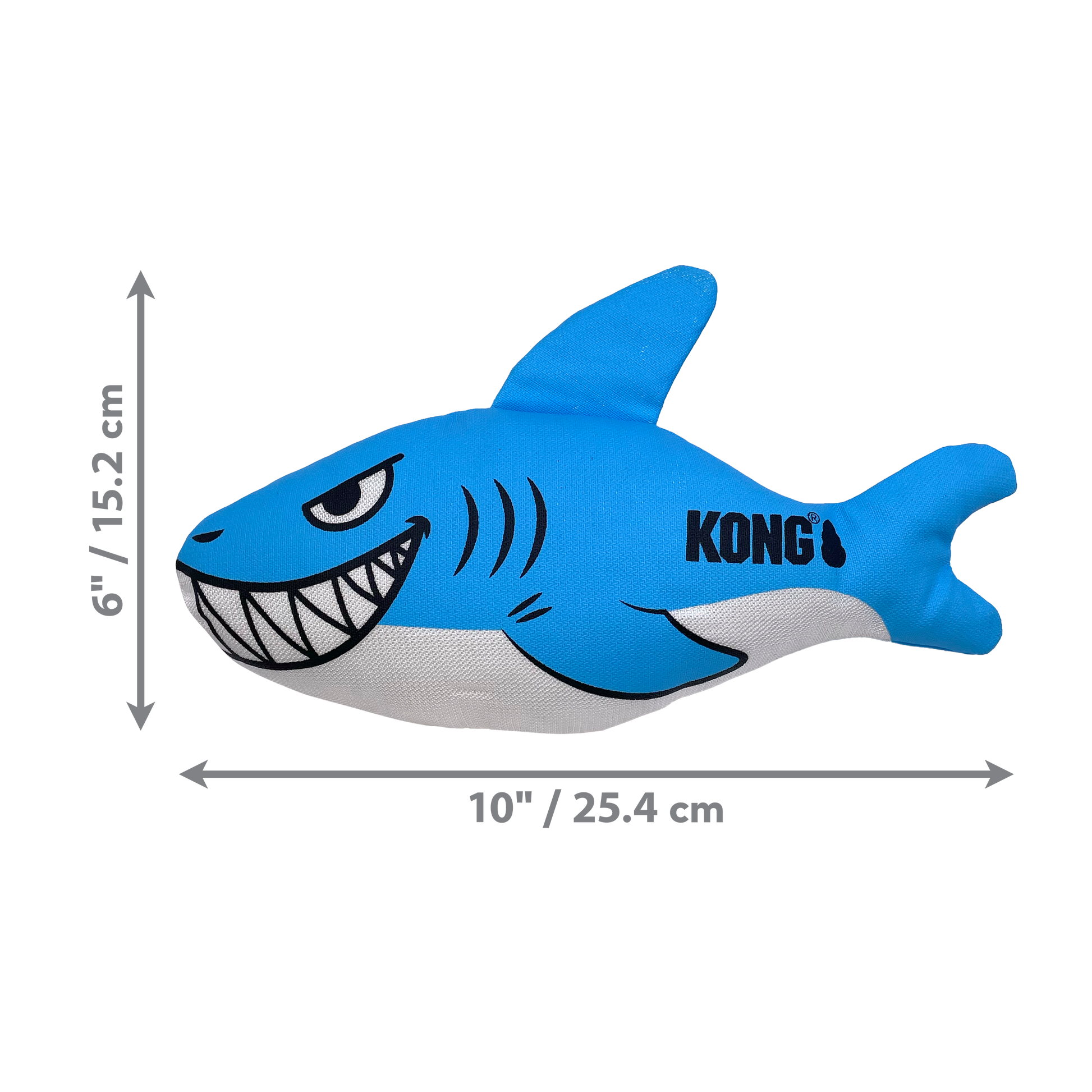 KONG Maxx Friends Dog Toy Shark Medium 035585523477
