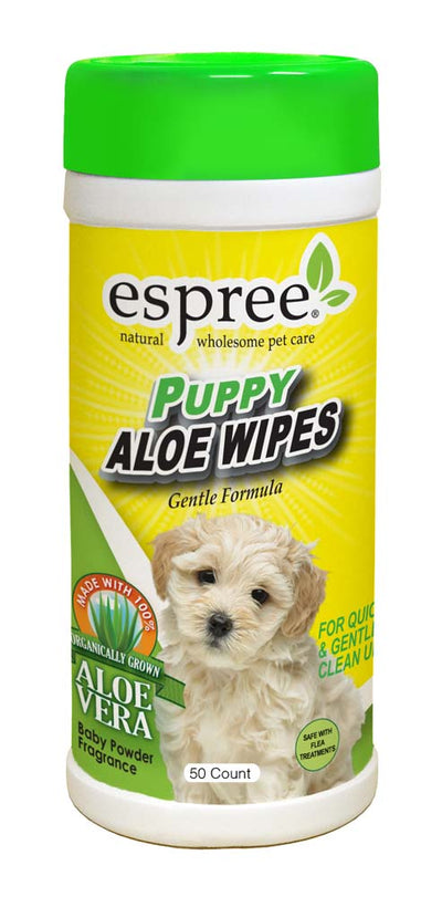 Espree Puppy Aloe Wipes for Dogs 50 ct 748406014220