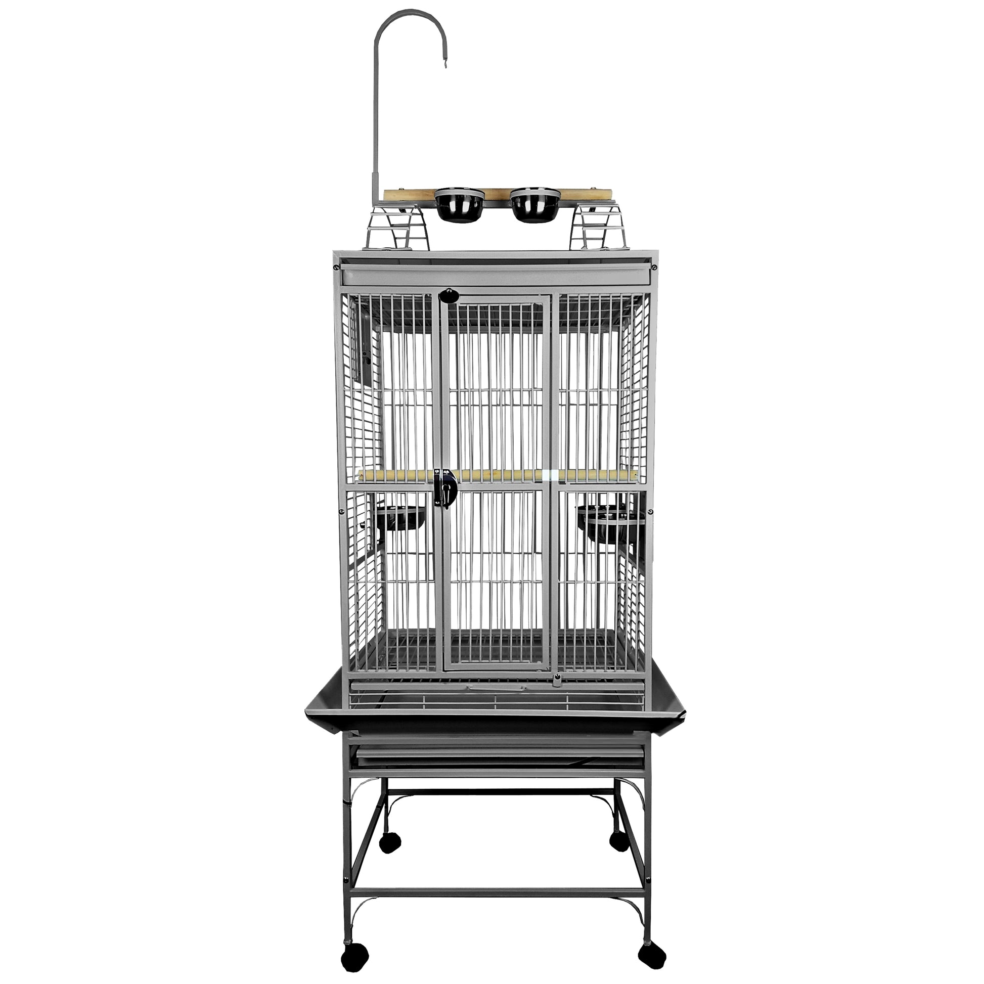 A & E Cages Play Top Bird Cage Platinum 24In X 22 in 644472400052