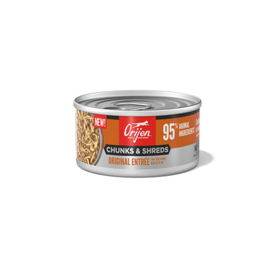 Orijen Chunks & Shreds Canned Cat Food Original Entrée 24ea/3 oz 064992724542