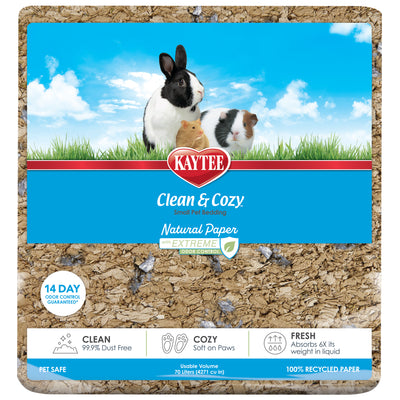 Kaytee Clean & Cozy Natural Paper with Extreme Odor Control Bedding 70 l 071859007205
