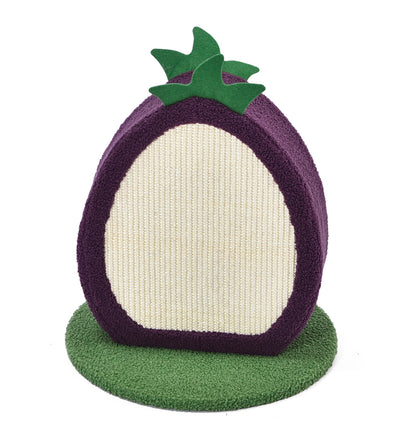 Max & Marlow Apple Novelty Cat Scratcher Plum 810162076856