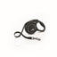 Flexi Classic Nylon Cord Dog Leash Black 10ft XS up to 26lb