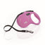 Flexi Classic Nylon Cord Dog Leash Pink 16ft MD up to 55lb