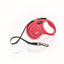 Flexi Classic Nylon Cord Dog Leash Red 16ft SM up to 33lb