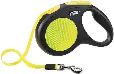 Flexi Clsc Neon Rtrct Lsh 16’ Sm 403217 - Dog