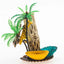 Florida Marine Research Colored Shellfeeder Stand with Palm Tree Multi - Color - Reptile