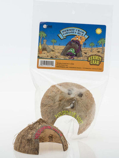 Florida Marine Research Hermit Crab Coconut Hut Brown SM - Reptile