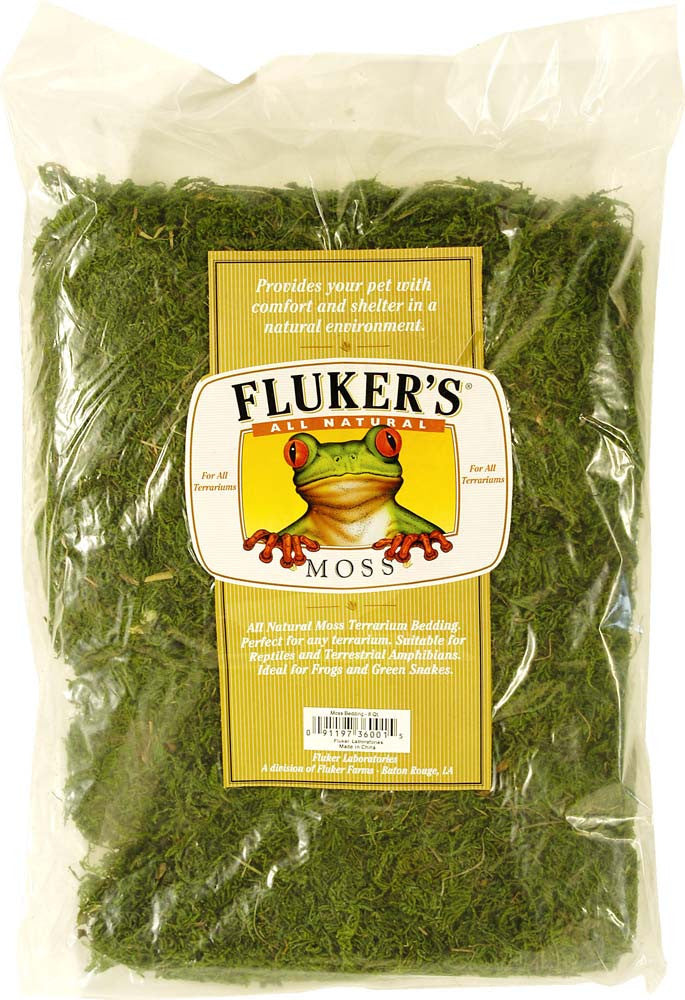 Fluker's All Natural Moss Bedding Substrate Green 4qt SM