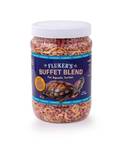 Fluker’s Buffet Blend Aquatic Turtle Formula Freeze Dried Food 12 oz - Reptile