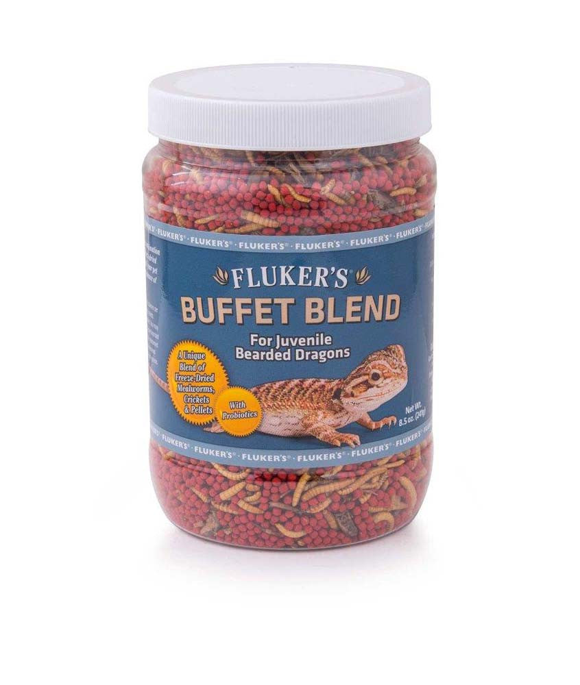Fluker's Buffet Blend Juvenile Bearded Dragon Formula Freeze Dried Food 8.5 oz