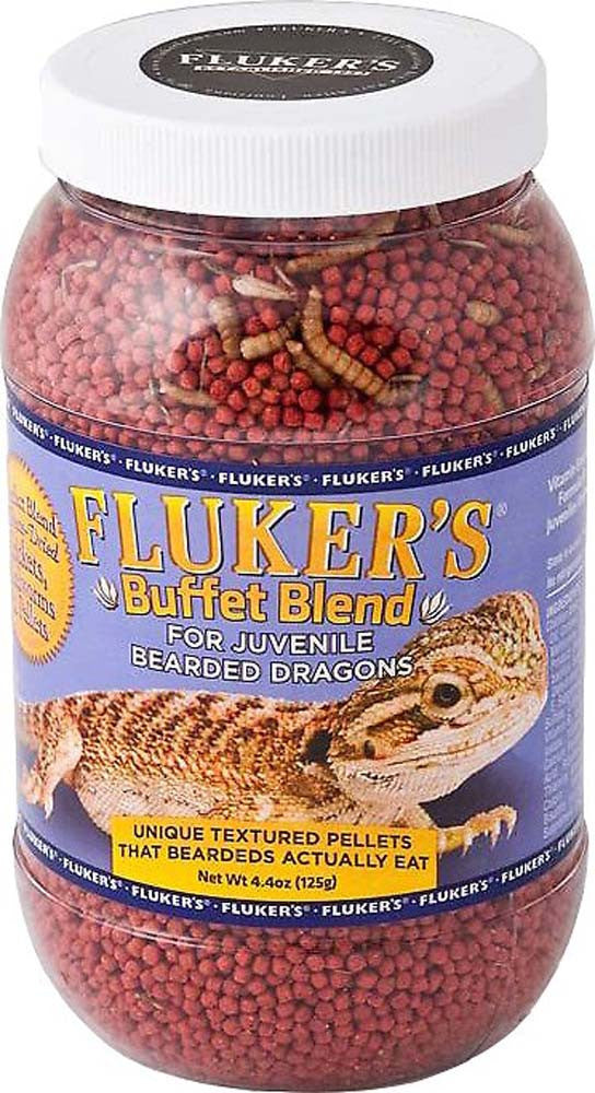 Fluker's Buffet Blend Juvenile Bearded Dragon Formula Freeze Dried Food 4.4 oz
