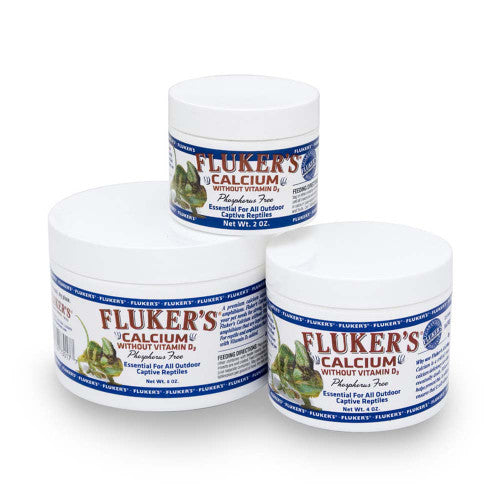 Fluker’s Calcium Supplement without Vitamin D3 and Phosphorus 4 oz - Reptile