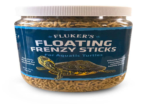 Fluker’s Floating Frenzy Sticks for Aquatic Turtles 14 oz - Reptile