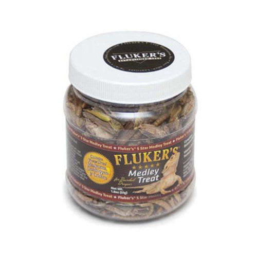 Fluker’s Freeze Dried Bearded Dragon Medley Treat 1.8 oz - Reptile
