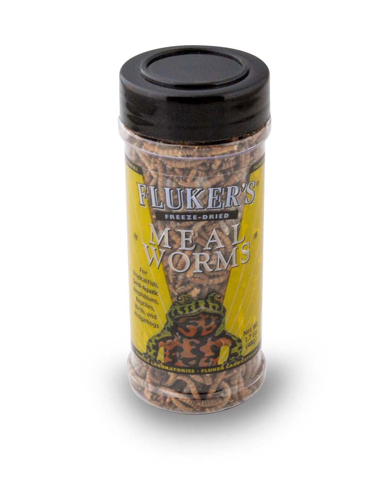 Fluker's Freeze Dried Mealworms Reptile Food 1.7 oz