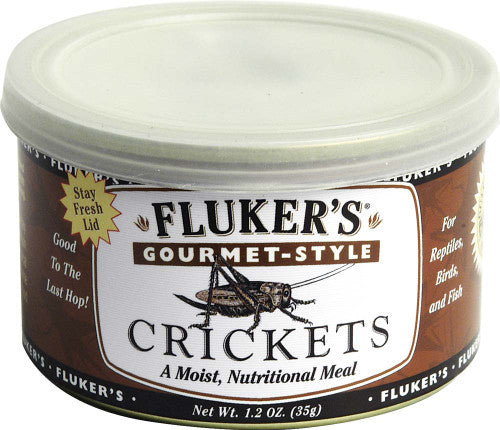 Fluker’s Gourmet - Style Canned Crickets Reptile Wet Food 1.2 oz