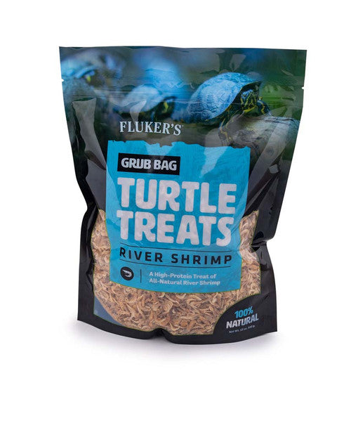 Fluker’s Grub Bag Turtle Treat Rivershrimp Dry Food 12 oz - Reptile