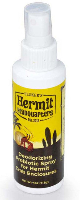 Fluker’s Hermit Crab Deodorizing Probiotic Spray 4 fl. oz - Reptile