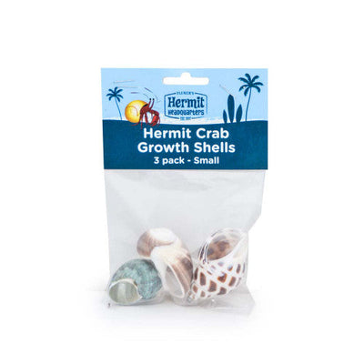 Fluker’s Hermit Crab Growth Shells Assorted 3pk SM - Reptile