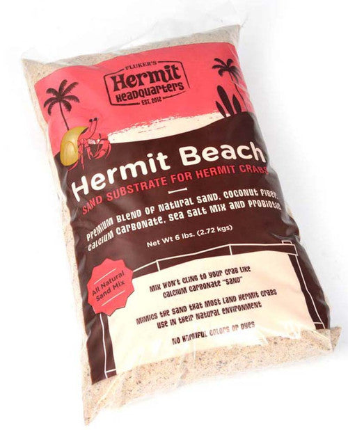 Fluker’s Hermit Crab Sand Substrate Brown 6 lb - Reptile