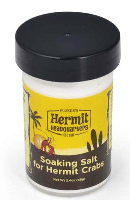 Fluker’s Hermit Crab Soaking Salt 2.4 oz - Reptile