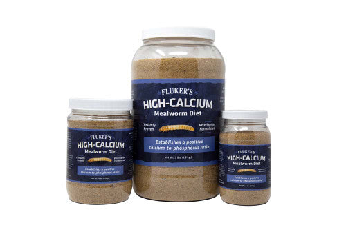 Fluker’s High - Calcium Mealworm Diet Supplement 12 oz - Reptile