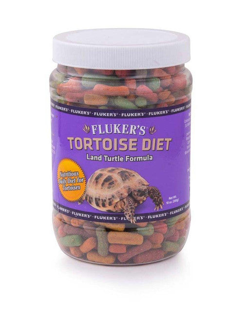 Fluker’s Land Turtle Formula Tortoise Diet Dry Food 10 oz - Reptile