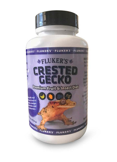 Fluker’s Premium Crested Gecko Fruit and Insect Diet Supplement 4 oz - Reptile