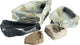 Fluker’s Repta - Bowl Non - porous Food and Water Bowl Multi - Color 4in SM - Reptile
