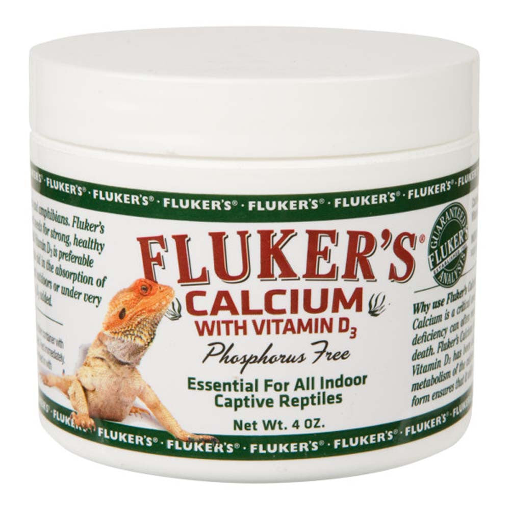Fluker's Repta Calcium with Vitamin D3 Reptile Supplement 4 oz
