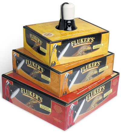 Fluker's Repta-Clamp Lamp with Switch Black 5.5 in