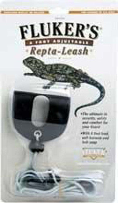 Fluker’s Repta - Leash Black MD - Reptile