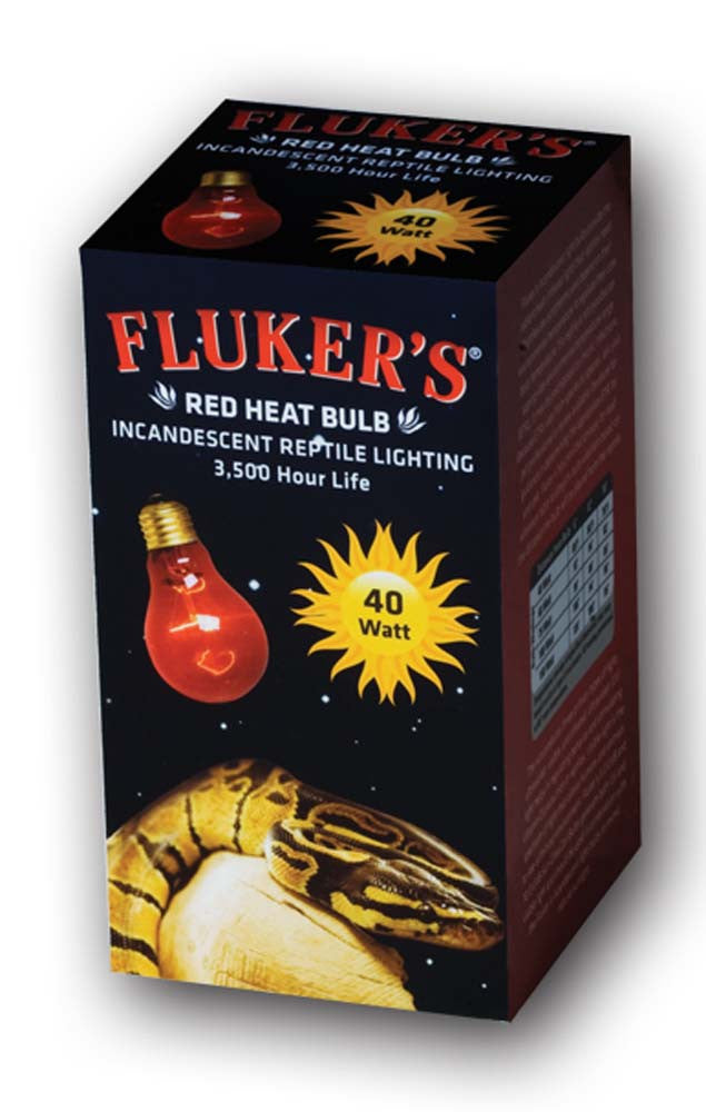 Fluker's Repta-Sun Incandescent Reptile Red Heat Bulb 100 Watts
