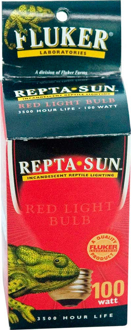 Fluker’s Repta - Sun Incandescent Reptile Red Heat Bulb 60 Watts