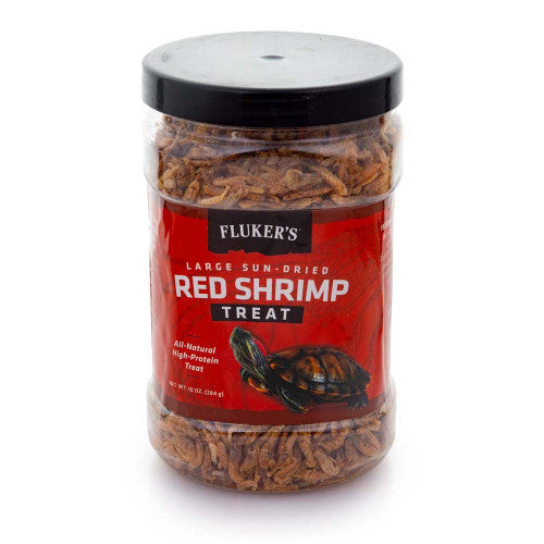 Fluker’s Sun - Dried Red Shrimp Reptile Treat 10 Ounces