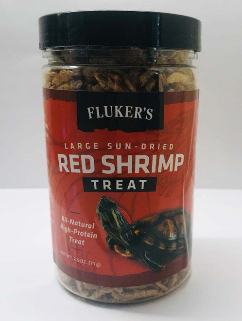 Fluker’s Sun - Dried Red Shrimp Reptile Treat 2.5 Ounces