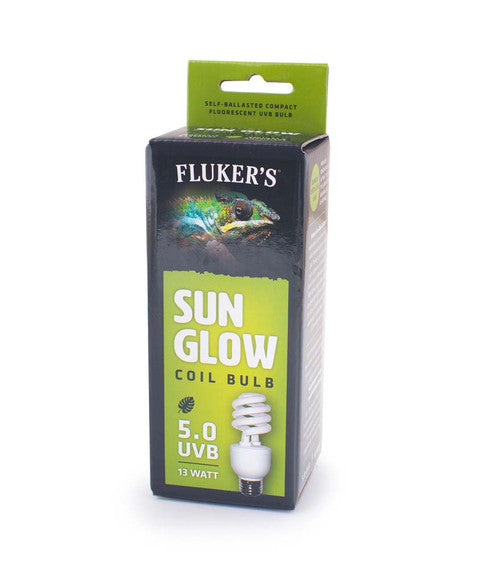 Fluker’s Sun Glow 5.0 UVB Tropical Fluorescent Bulb White 13 Watt - Reptile