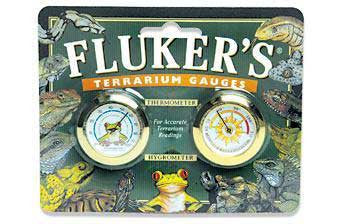 Fluker’s Terrarium Gauges Combo Pack {L + 1} 919317 - Reptile