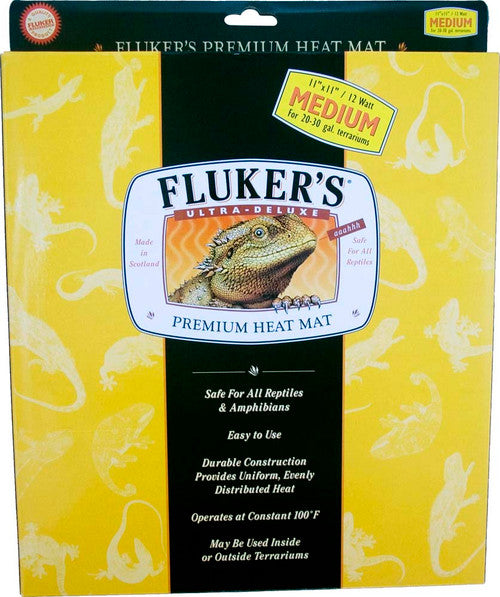 Fluker’s Ultra - Deluxe Premium Heat Mat for Reptiles 11in X MD - Reptile