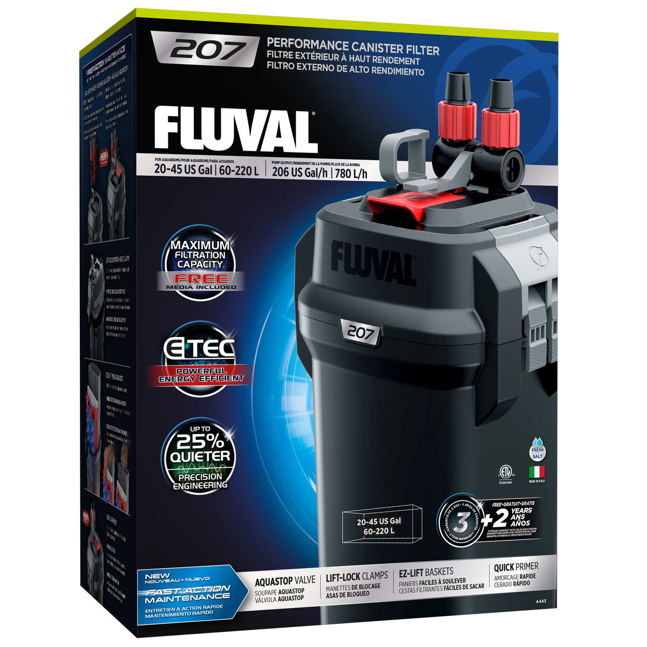 Fluval 207 External Filter 015561104432