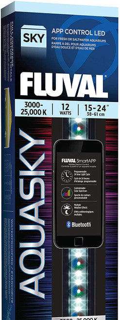 Fluval AquaSky LED 2.0 (RGB + W) 12w 15 - 24’ - Aquarium