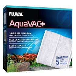 Fluval Aquavac Plus Fine Filter Pad 5 Pcs 11067{L + 7} - Aquarium