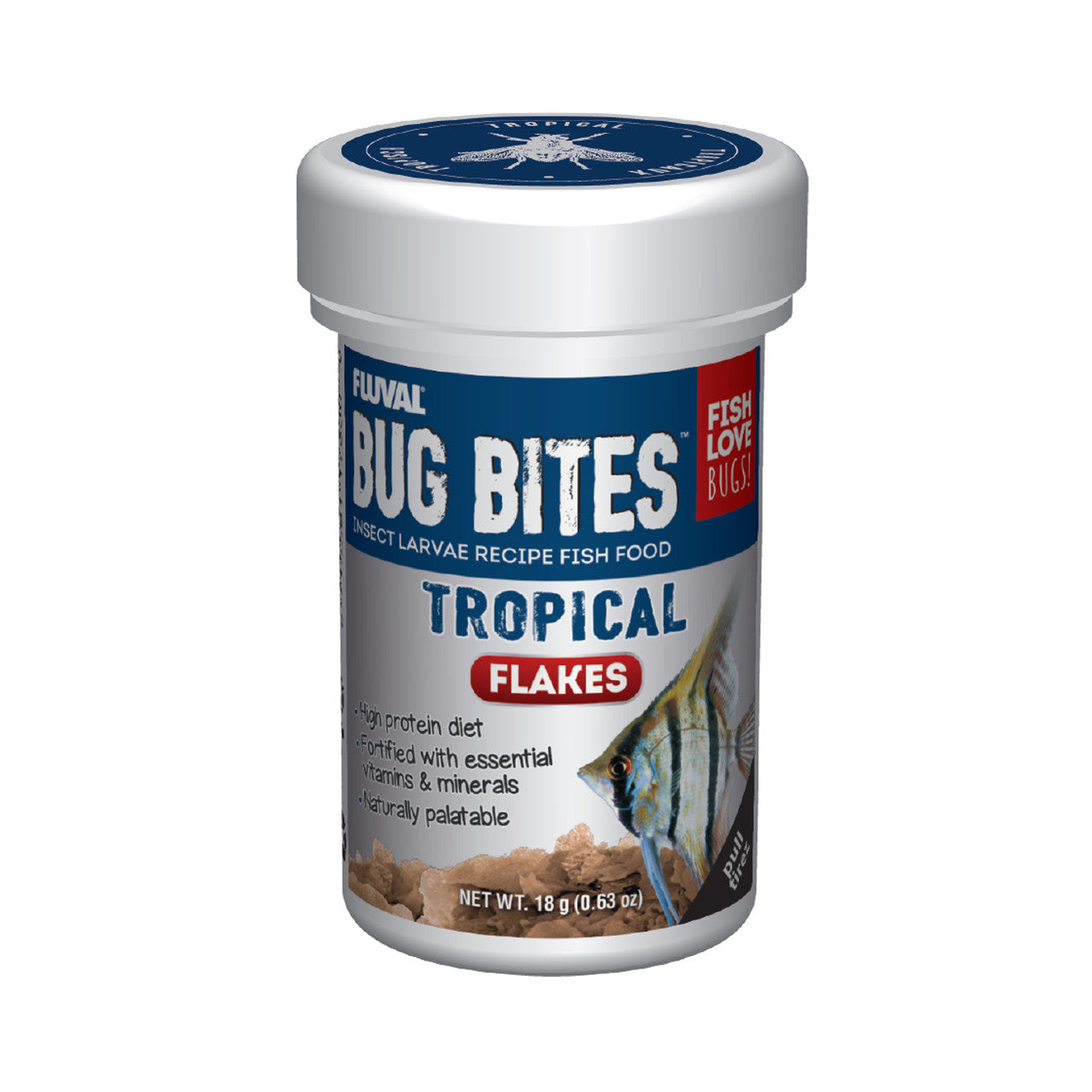 Flake Insect Fluval Bug Bites Tropical Flakes 0.63 oz 015561173308 – Pets Warehouse