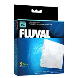 Fluval C4 Poly Foam Pad, 3 Pack 14010{L+7} 015561140102