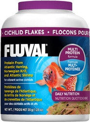 Fluval Cichlid Flakes 1.4oz A6547{L + 7} - Aquarium