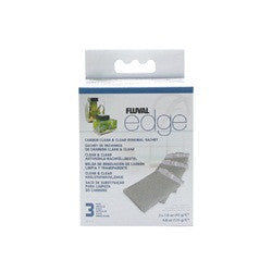 Fluval Edge Replacement Carbon 3 Pack A1379{L + 7} - Aquarium